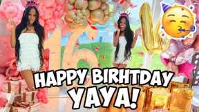 WE SURPRISED OUR DAUGHTER YAYA WITH 16 GIFTS FOR HER 16TH BIRTHDAY