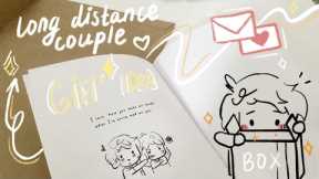 LONG DISTANCE RELATIONSHIP GIFT IDEAS | Making an anniversary gift for my LDR boyfriend  ❤️