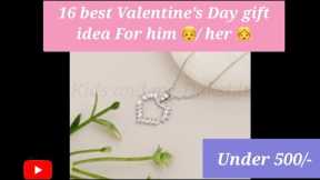 part (4) #first Valentine day 16 unique gift idea for husband/boyfriend/wife/girlfriend #under500rs