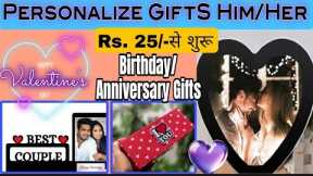 Valentines gifts from *Meesho* | Couple gift idea for Birthday/ Anniversary| Personalized Gifts idea