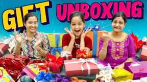 BIRTHDAY GIFTS UNBOXING🎁| Dhwani ke birthday gifts 🤩| Funny Gifts 😅 | Cute Sisters
