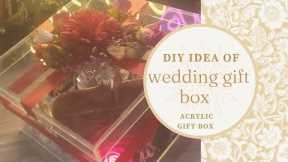 Diy idea of making wedding gift box |acrylic 🎁 box |gift for couple