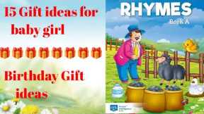 15 Gift ideas for baby girl || Birthday gift ideas for girls || #video#gifts#gift#youtube