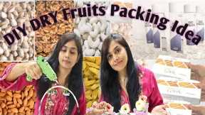 Dry Fruits Packing Idea | DIY Dry Fruits Packing for Wedding, Engagement, Gift at Home | Waste Reuse