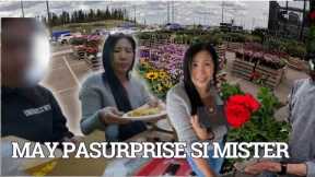 HAD THE BEST DAY CELEBRATING MOM'S DAY YUNG FLOWER NA BINIGAY NI MISTER PERO IT TURNS INTO GARDEN- 😂