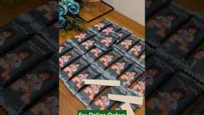 😍👉💥Customized chocolate cover photos🎁🥳🎊 #chocolate #shorts #reels #trending #love #birthday #diy