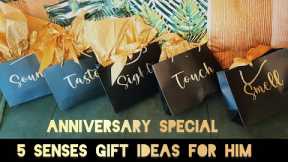 Five senses gifts for him| gift ideas for birthday and anniversary #anniversary #love #uk #ytshorts 