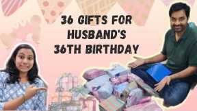 🎁GIFT IDEAS for men👨🏻 | 36 gifts for my husband's 36th birthday 🎂#birthdaygiftforhusband #viralvideo