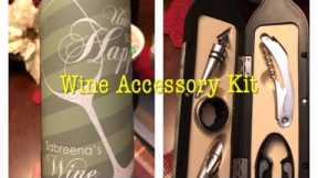 Gift Idea For Wine Lovers | Personalized Wine Accessory Kit | #shorts
