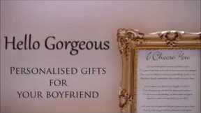 personalised gifts for your boyfriend