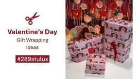 ❤️ Valentine's Day Gift Wrapping Ideas 🎁 Tutorial #giftwrapping #289stulux #diy