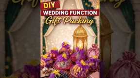 Easy Wedding Gift Packing Hack! 🎀 #DIYCrafts #shorts