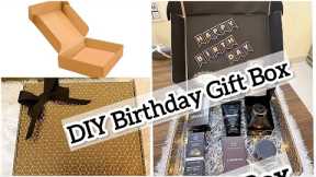 DIY Birthday Gift Box / Handmade Birthday gift Box from cardboard / Birthday Hamper / Birthday Craft